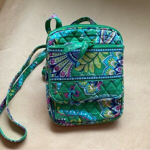 Vera Bradley Paisley Green Crossbody Bag